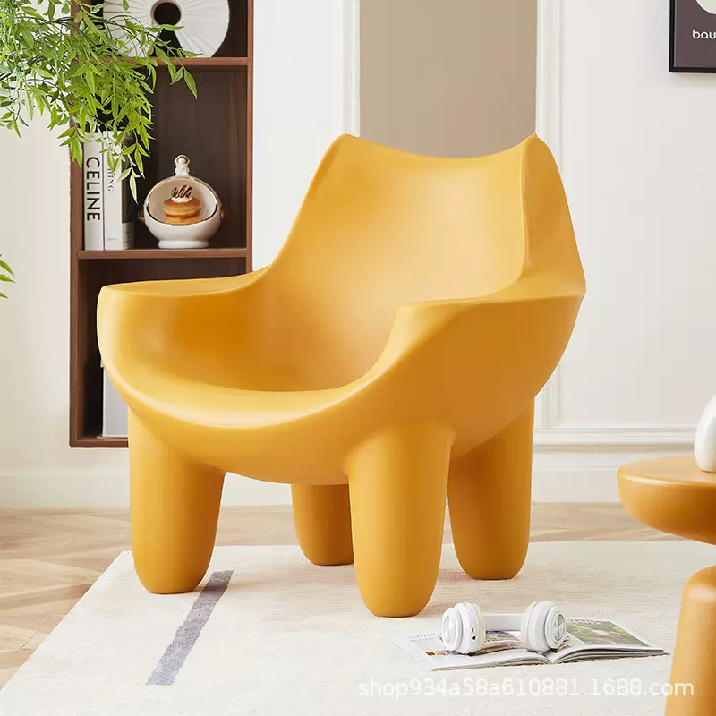 沙发椅北欧设计师家用户外休闲厂家供应现代简约大象腿单人沙发椅