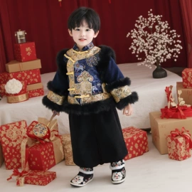 童民族服装;儿童表演服;童汉服