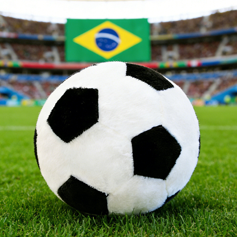 Comercio exterior Copa Mundial de fútbol muñecas de peluche serie deportiva esférica creativa almohada suave fútbol juguete bola mayorista