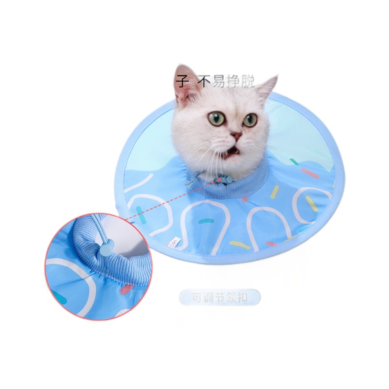 Transfronterizos Elizabeth anillo de tela gato anillo de gato collar de gato Elizabeth anillo de artículos para mascotas artículos para gatos al por mayor