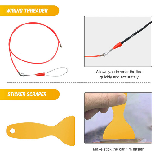 Car audio disassembly tool 19/38 pieces 40PCS set combined instrument panel interior panel repair and modification pry plate