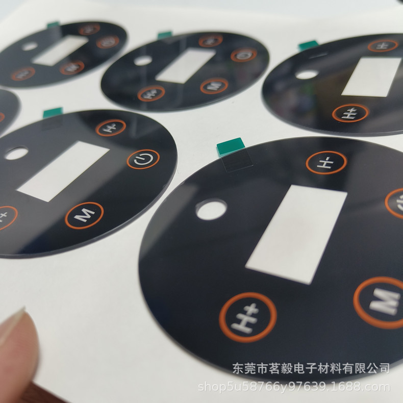 LCD液晶屏挡板 PC亚克力显示屏装饰镜片 PVC触摸按键面贴品质保证