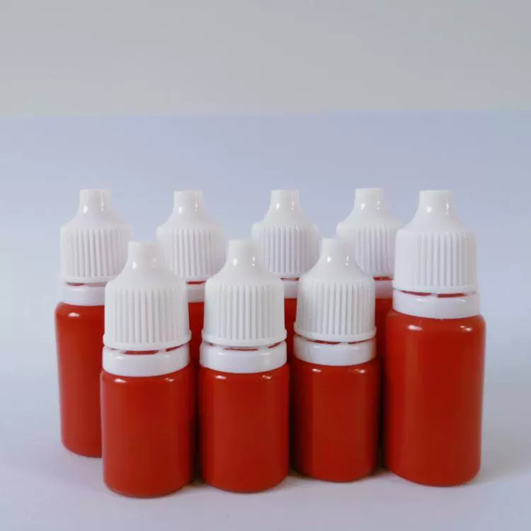 [Yindehao] 10 мл маленькая бутылка светочувствительное печатное масло Red Seal масляная печатная краска небольшая начинка филиал производитель подарочной продукции