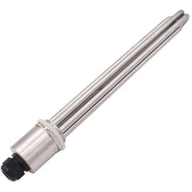 工程水箱2寸六角铜头电热管 水管牙加热管G1.5寸螺纹电热管发热管