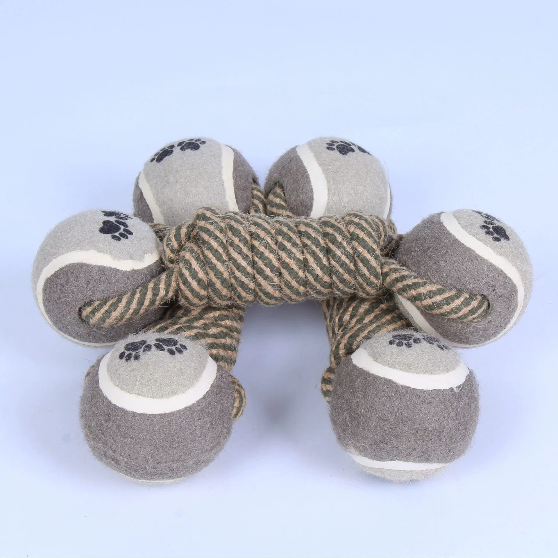 Теннисная игрушка, гантели, handmade, домашнее животное