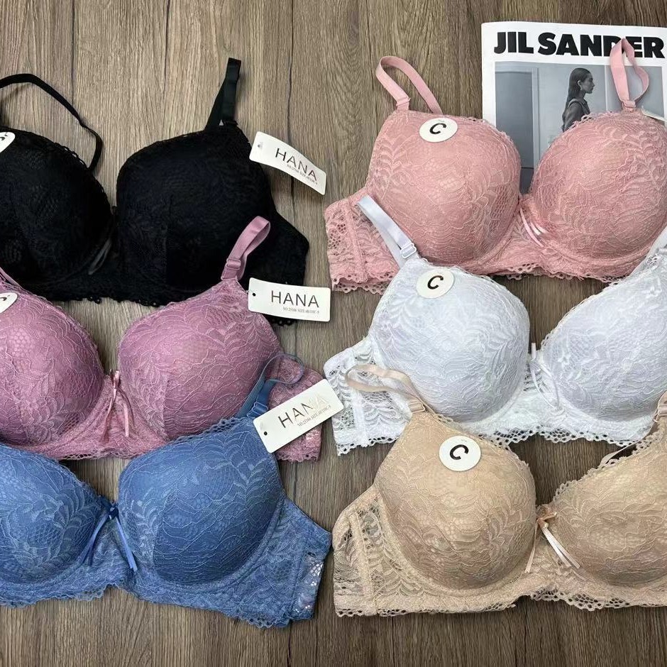 Nuevo comercio exterior europeo y americano ropa interior de dama confortable sujetador de encaje con anillo de acero fabricantes de sujetadores de esponja al por mayor