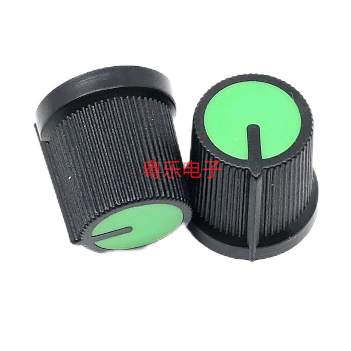 № 3 двухцветная пластиковая ручка с зеленой крышей типа соломенной шляпы 6 мм потенциометр оси индикация усилителя