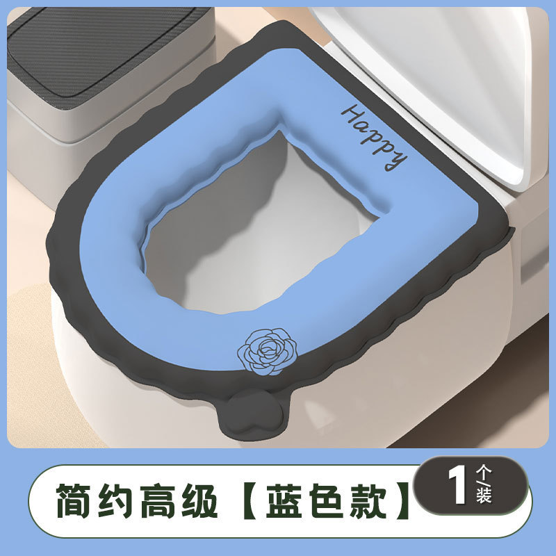 Xiaoxiangfeng 便座クッション EVA 防水性と汚れに強い便座クッション夏四季ユニバーサル浴室トイレクッション|undefined