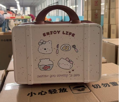 Caso cosmético 2022 nuevo bolso de gran capacidad portátil escritorio del hogar caja almacenamiento simple suministros viaje