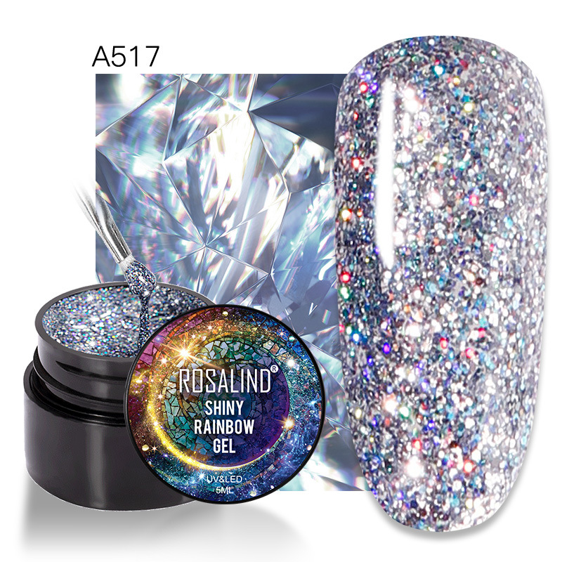 Rosalind transfronteriza pequeñas latas flash pegamento esmalte de uñas 5ml Barbie pegamento esmalte de uñas pegamento fototerapia pegamento esmalte de uñas pegamento