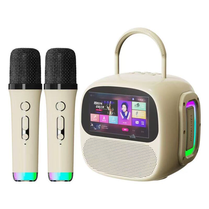 New Bluetooth Microphone Karaoke Speaker Set for Home Ktv Portable Children's Bluetooth Speaker Home Entertainment New Bluetooth Microphone Karaoke Speaker Set for Home Ktv Portable Children's Bluetooth Speaker Home Entertainment