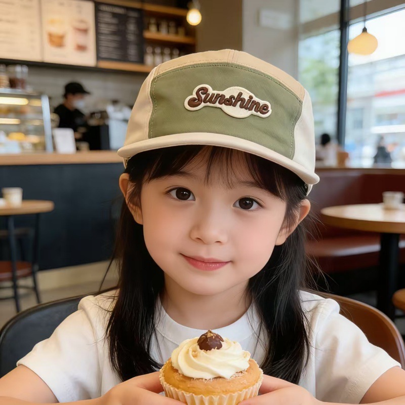 Kids Casual Sun Hat UPF 50+ Children's Winter Hat With Contrasting Colors, Plush Ear Protection, Warm, Unisex, Casual, Baby Windproof Baseball Cap,_voghion.com