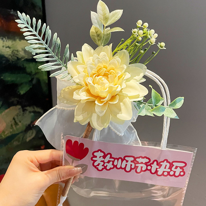 教师节送女老师实用礼物圆珠笔高档花束礼物高颜值玫瑰花签字笔|undefined