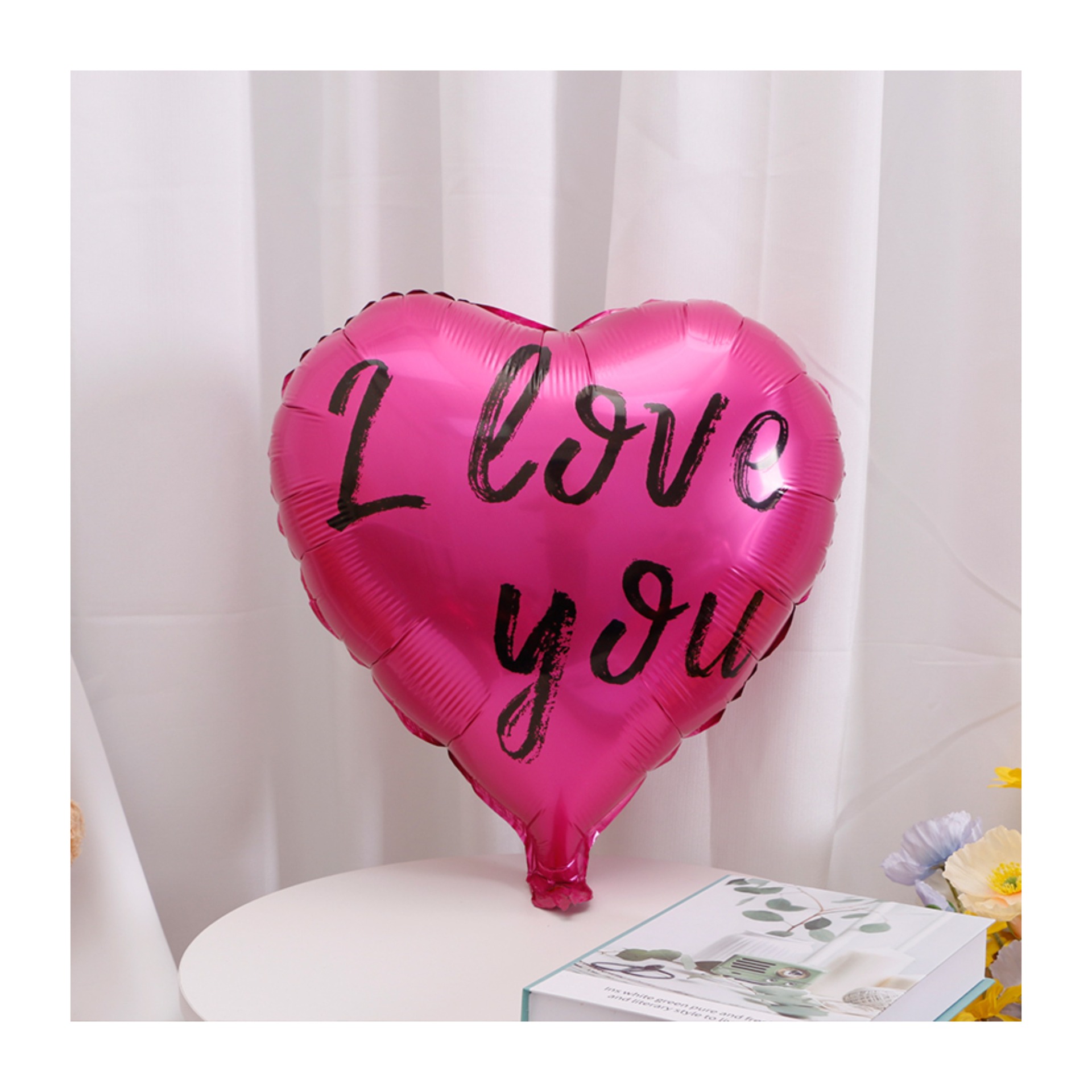 Palloncini in foil a forma di cuore per feste di compleanno_voghion.com