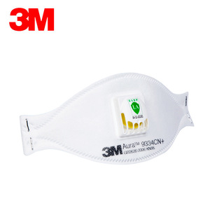 Individually Packaged 3M9334Cn Dust Mask with Breathing Valve