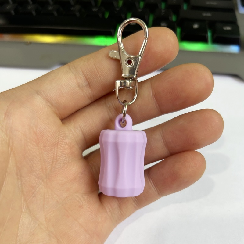 跨境GLOSSGRL Keychain Cap for Lipgloss and Balm唇彩钥匙链帽|undefined