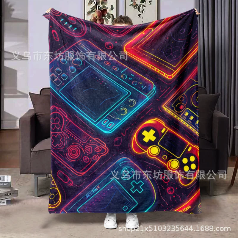 Простой игровой автомат креативный теплый и удобный фланелевый ковер универсальный