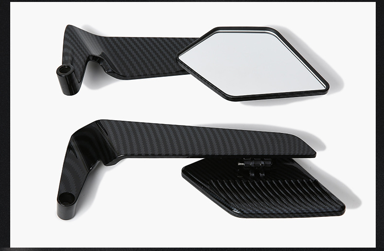 Motorcycle Modified Fixed Wing Rearview Mirror, Universal for Niu Ninebot Electric Scooters, Large Field of View Reflector Wholesale