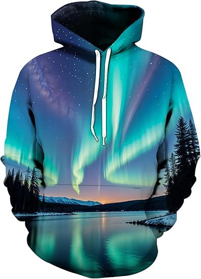 Men’s 3d Printed Pullover Hoodie Thermal Winter Sweatshirt_voghion.com