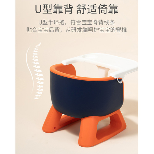 Rikangbao children's stool back chair dining chair baby child screaming chair seat household small bench treasure chair
