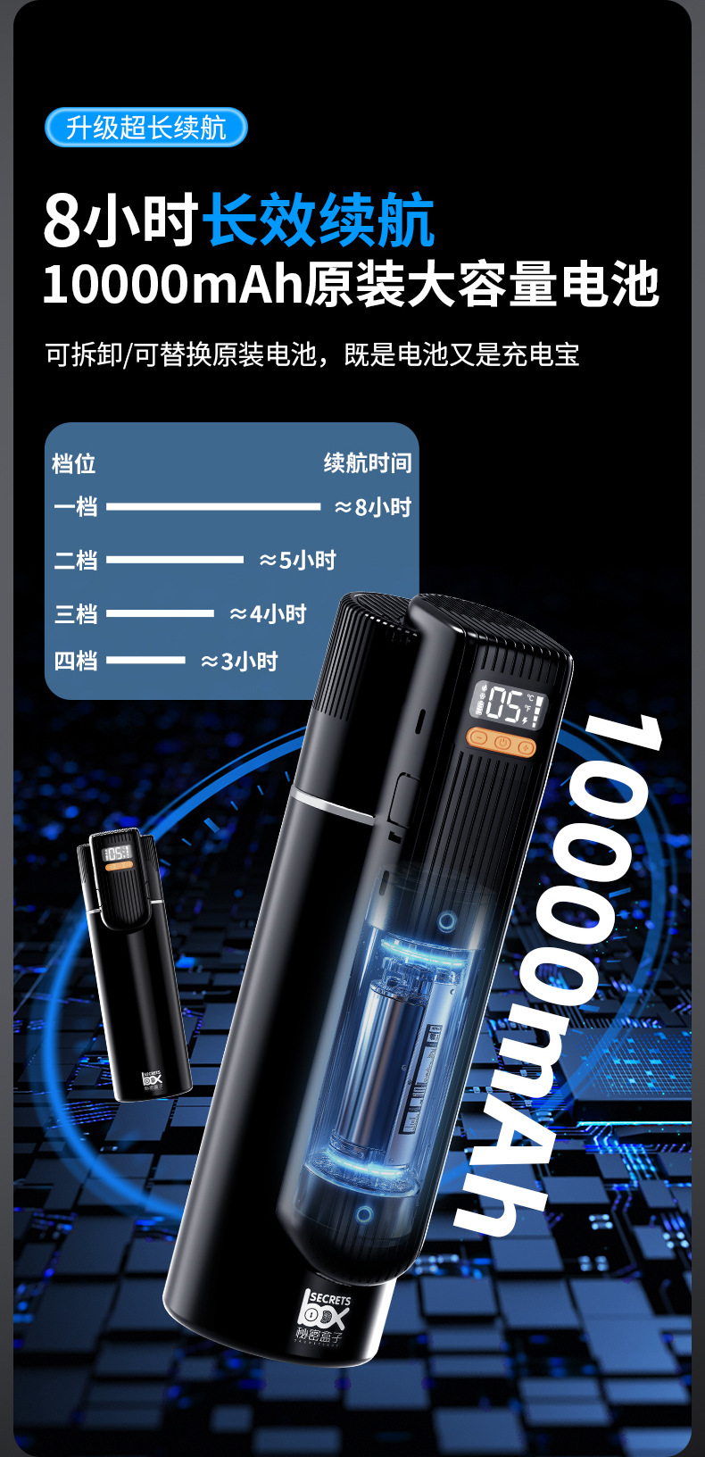 2026 New Insulin Refrigerated Box Portable Rechargeable Growth Hormone Refrigerated Cup Four-Season Constant Temperature Medicine Large Capacity