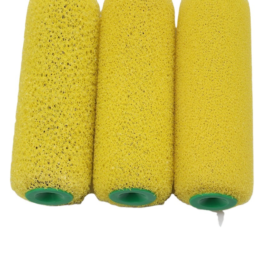 Cepillo de rodillo de dibujo Esponja de pared exterior Rodillo de estampado Cepillo de recubrimiento elástico de 4 pulgadas y 8 pulgadas Cepillo de rodillo de dibujo de flores grandes, medianas y pequeñas