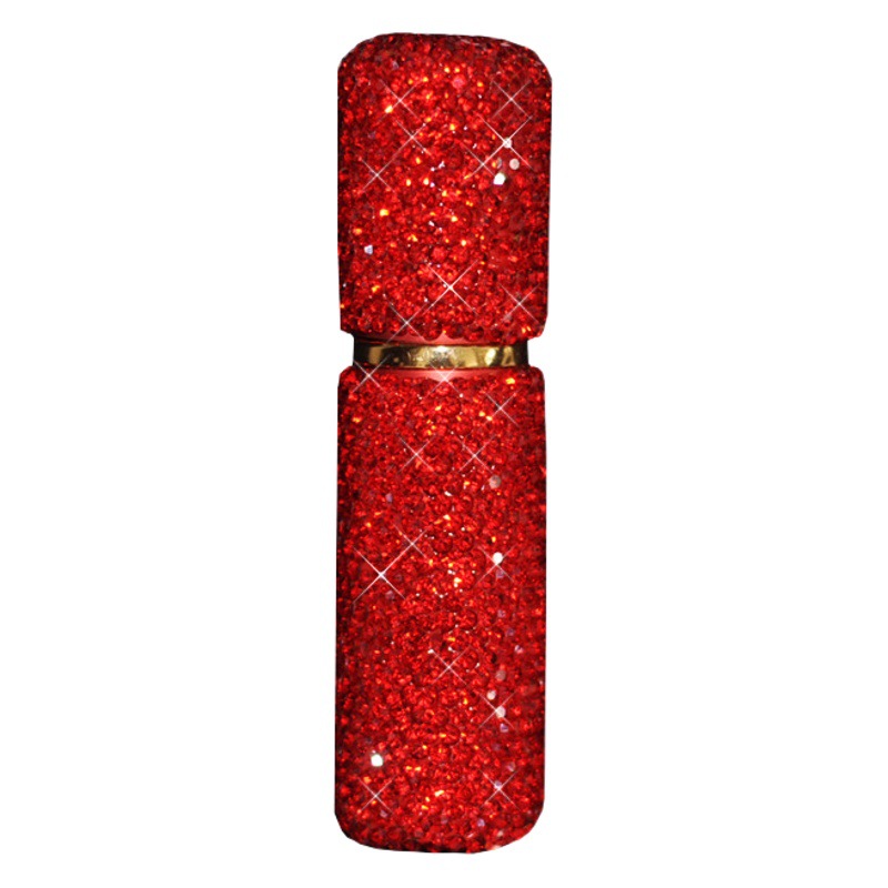 Creativo diamante incrustado perfume sub-botella pequeña botella vacía maquillaje botella de agua viaje portátil botella de spray alcohol botella de vidrio