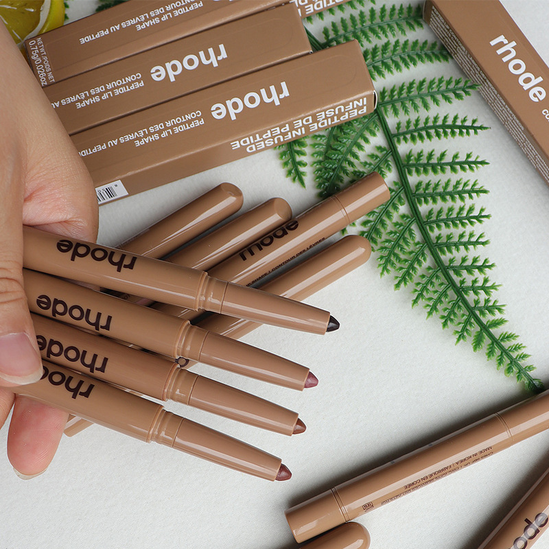 Cross-border in-stock Hailey-style RHODE natural double-ended lip liner, matte lipstick pen, long-lasting lip plumping lip pencil Cross-border in-stock Hailey-style RHODE natural double-ended lip liner, matte lipstick pen, long-lasting lip plumping lip pencil