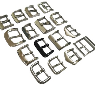 Stainless Steel Pin Buckle Buckle Buckle Belt Buckle Watch Accessories Watch Buckle IP Plated Polished Sand Blast Buckle