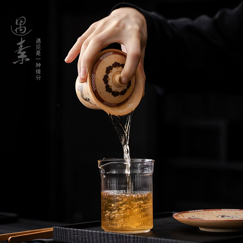 Керамическая чайная чашка, элитный чайный набор