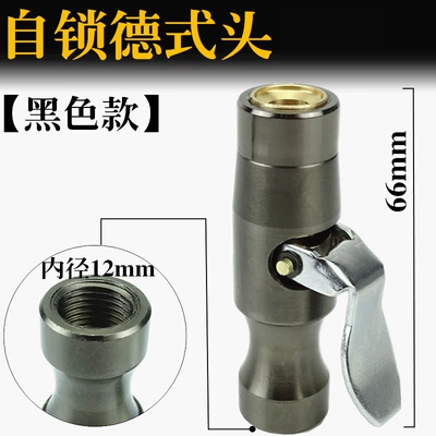 gauge Inflatable pipe filling gauge air: Air pressure gauge/tire pressure gauge - separate-self-locking-german-head-black-head
