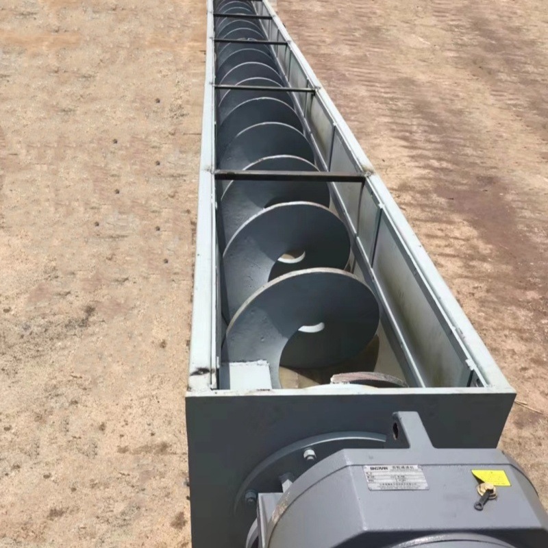 螺旋输送机无轴污泥送料机餐厨垃圾输送绞龙