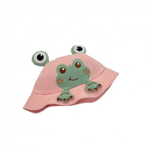 Korean Version Spring and Autumn New Pure Cotton Baby Fisherman Hat Cute Super Adorable Infant Sunshade Outing Bucket Hat