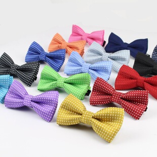 Children's Bow Tie Baby Bowknot Korean Boys' Bow Tie Accessories Performance Polka Dot Stripe Fashion