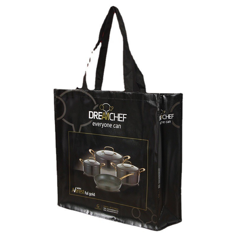 Bolsa de mano de película brillante de color, bolsas de compras de tela no tejida super grandes bolsas de regalo transfronterizas de comercio exterior image 5