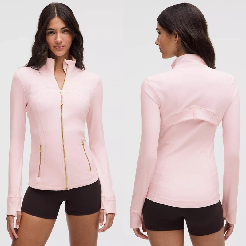 New Product of the Same Style, Stand-Up Collar Yoga Wear, Breathable, Waist-Slimming, High-Elastic Sports Fitness Jacket for Women