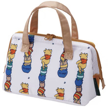 卡通可愛維尼小熊手提保溫保冷午餐包便當袋郊游帶飯盒的小袋子