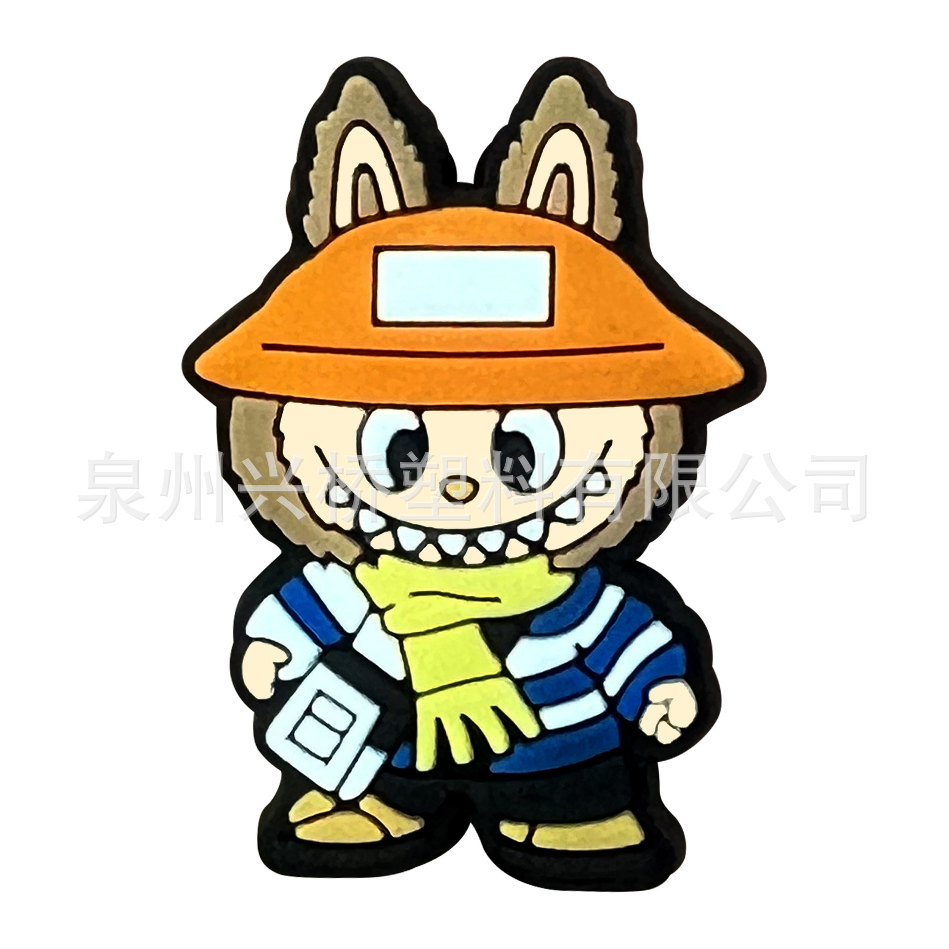 Labubu クロスボーダークロックス diy アクセサリーかわいい PVC ソフトゴム装飾バックル卸売クロックス靴アクセサリー