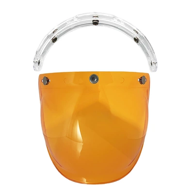 Dəbilqə (Kaska) aksesuarları | Bubble Mirror, Multi-Color Windproof - amber-transparent-bracket