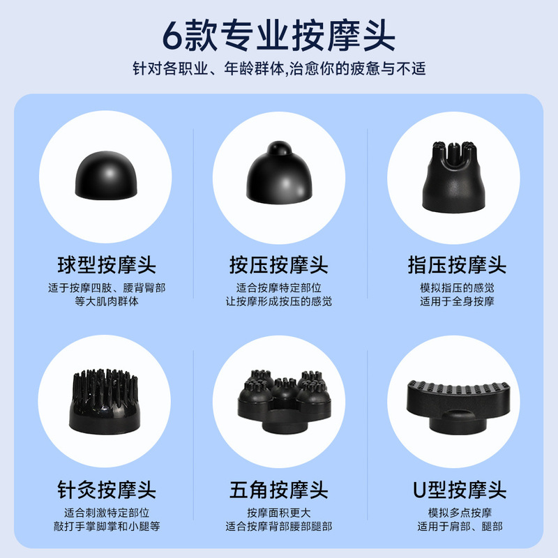手持ち式のマッサージ器のイルカのマッサージ器の電動のマッサージ棒は背中の棒の保健のハンマーをたたきます。|undefined
