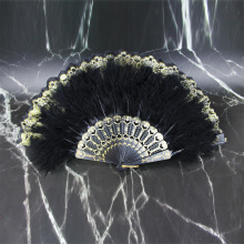 洛丽塔羽毛扇羽毛扇子折扇舞蹈扇咏春扇子学生扇广场舞扇表演扇