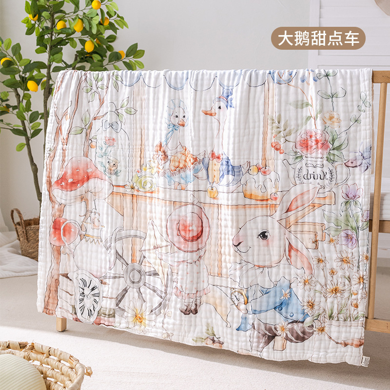 Algodón peinado para bebés, gasa de algodón de seis capas, toalla de baño grande, baño absorbente, toalla de baño para bebés recién nacidos, manta para recién nacidos