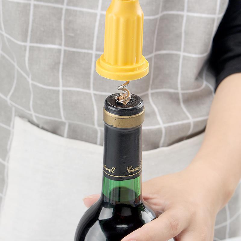 Wholesale Red Wine Opener Multi-functional Plastic Wine Corkscrew with Added Thickness Red Wine Champagne Manual Opener