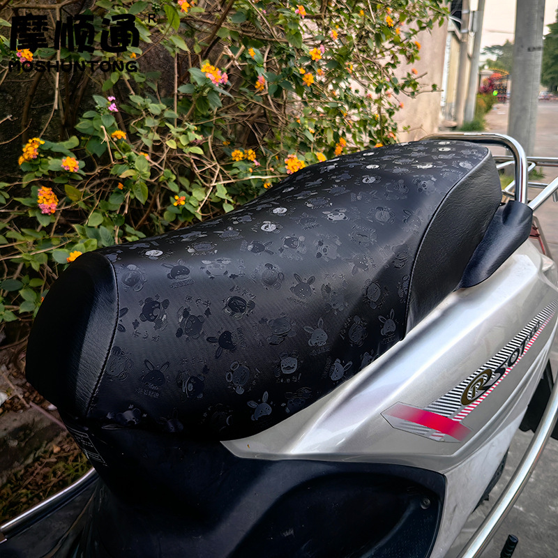 Winter Electric Motorcycle Waterproof Sunscreen Scratch-resistant Thickened Cushion Cover Battery Car Rainproof Cushion Cover