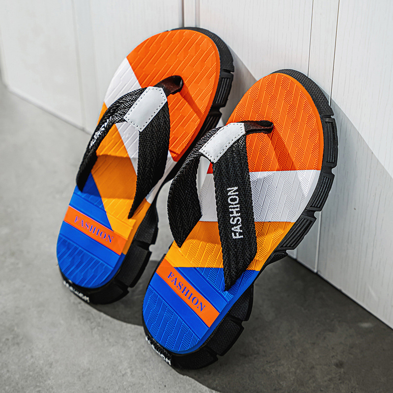 Zapatillas de flip flop para hombres coreanos cómodas zapatillas de plantilla para hombres zapatos de playa transfronterizos vietnamitas flip flops