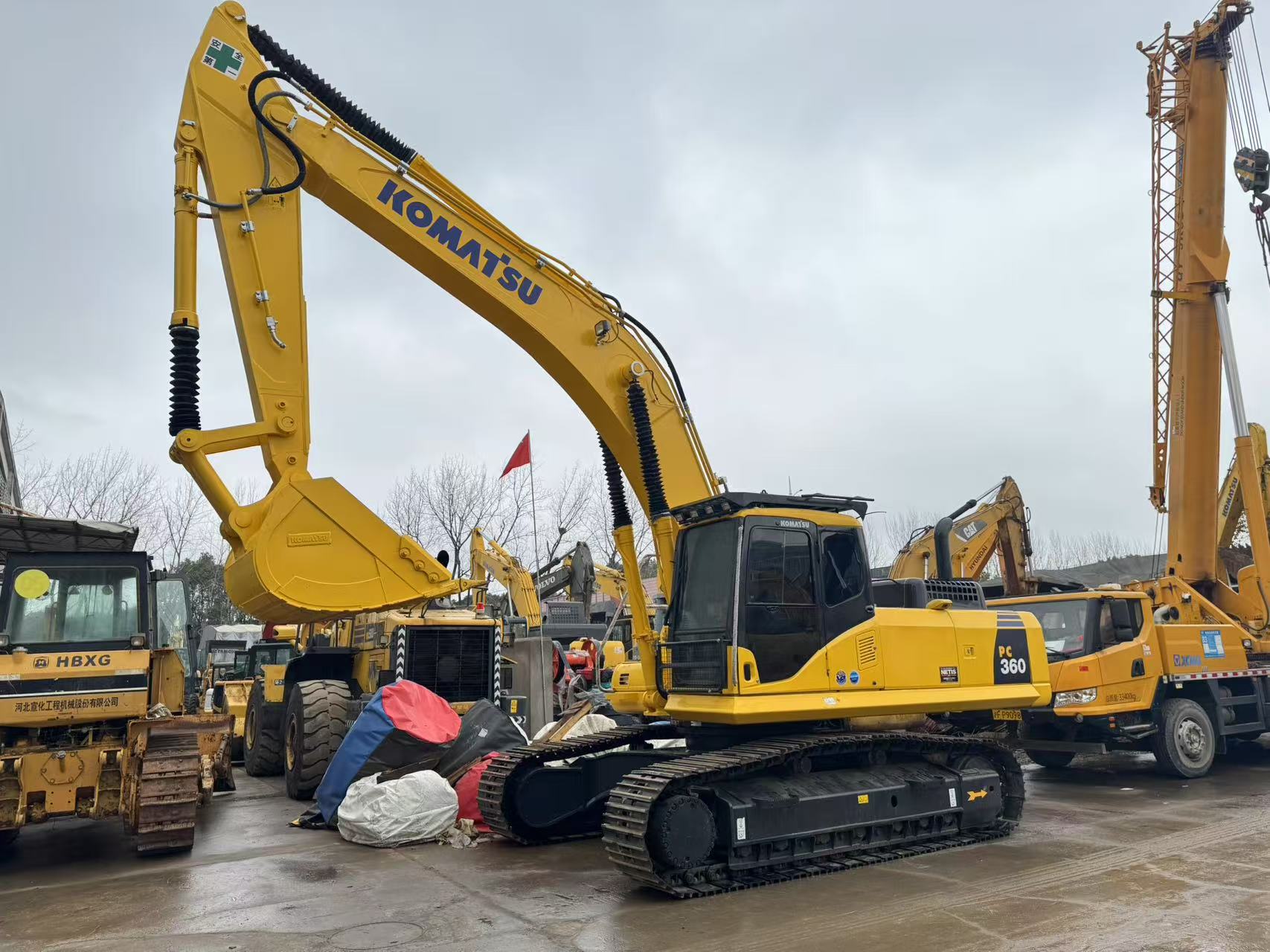 Shanghai Lufa Komatsu PC350 PC360 excavadora noventa por ciento de la fuente de primera mano precio preferencial