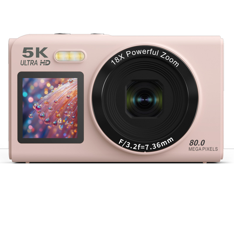 クロスボーダー 8000 万 ccd 高精細デジタルカメラ学生パーティーデュアルスクリーン selfie WiFi カメラ 5K カメラ|undefined