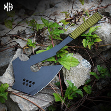 户外多功能斧子野营战术斧头刀开山伐木砍柴消防斧车载露营木工斧