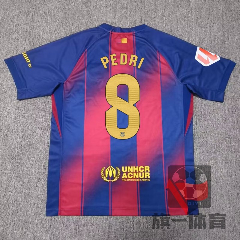 2526 バルセロナ アウェイ ファンバージョン ジャージ No.10 アマール No.8 ペドリ No.9 レヴァン サッカーユニフォーム シングルトップ|undefined