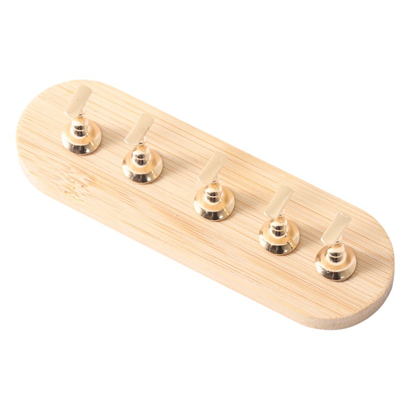 Titular de uñas de base de uñas minimalista de registro de estilo japonés soporte de exhibición de metal magnético fuerte desgaste de uñas práctica titular de uñas arcilla